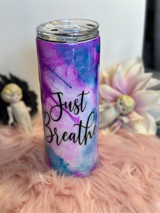 Just Breathe and Dandelion Tumbler